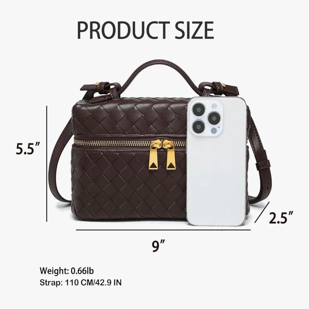 Boutique Women’s Faux Leather Mini Crosbody Bag